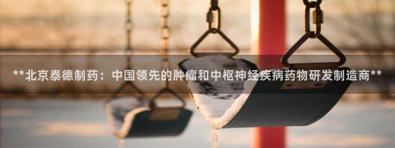 老哥吧九游会下架吗：**北京泰德制药：中国领先的肿瘤和中枢神经疾病药物研发制造商**