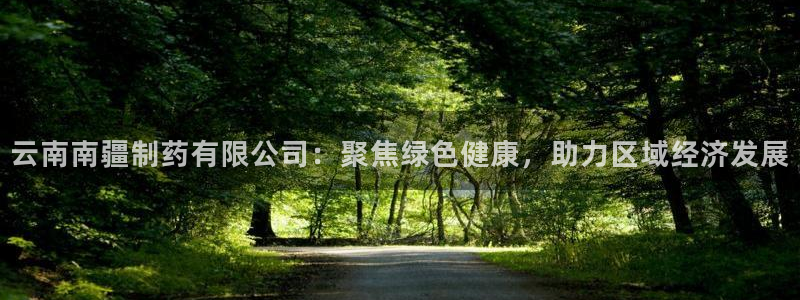 九游会老哥：云南南疆制药有限公司：聚焦绿色健康，助力区域经济发展