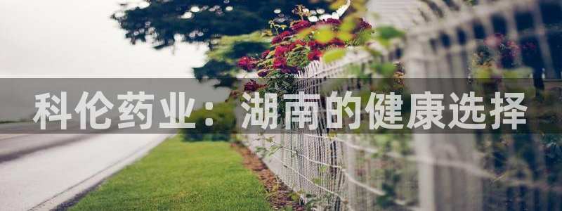 九游会老哥必备的交流社区：科伦药业：湖南的健康选择