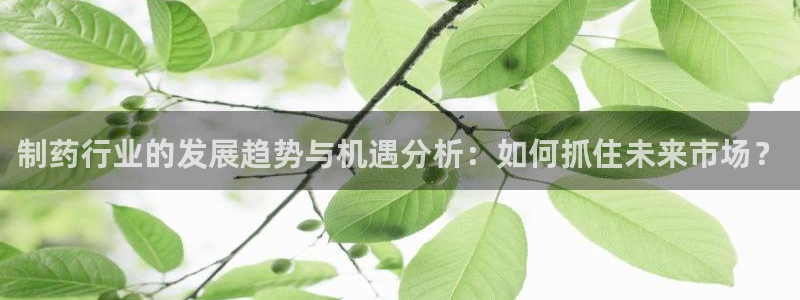 ag九游会老哥俱乐部：制药行业的发展趋势与机遇分析：如何抓住未来市场？